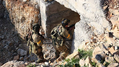 Afrin'de teröristlerin eğitim alanı ele geçirildi