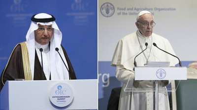 İİT Genel Sekreteri Useymin ile Papa görüştü