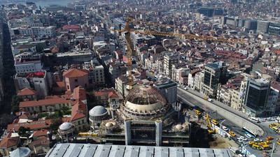 Taksim'deki yeni caminin çalışmaları devam ediyor