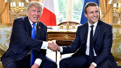 Trump, Macron ile telefonda görüştü