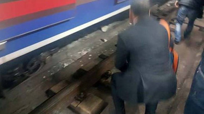 Marmaray'da raylara düşen kişi yaşamını yitirdi