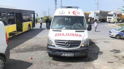 Hafriyat kamyonu İETT otobüsüne çarptı: 6 yaralı