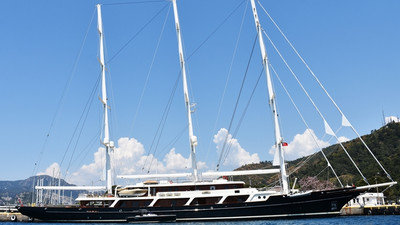 Dünyanın en büyük lüks yelkenli yatı Marmaris'te
