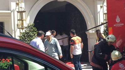 Sultanahmet'te otelde yangın
