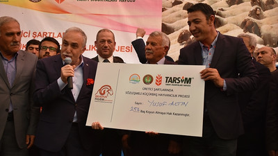 "300 koyun projesi" start aldı