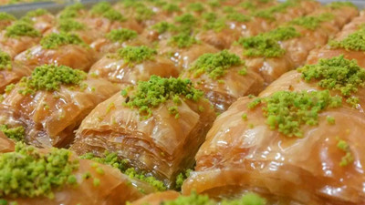 Bayramda 5 bin ton baklava tüketildi