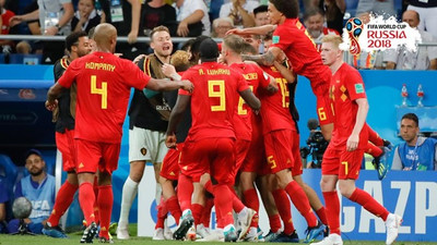 Belçika, 90+4'teki golle çeyrek finale yükseldi