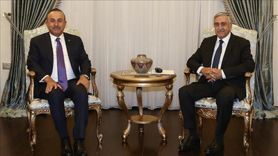 Akıncı, Dışişleri Bakanı Çavuşoğlu'nu kabul etti