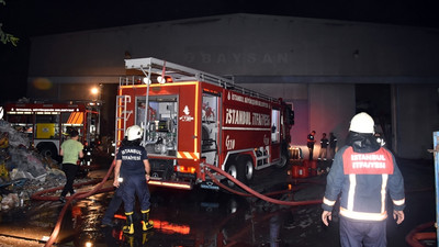 Tuzla'da fabrika yangını