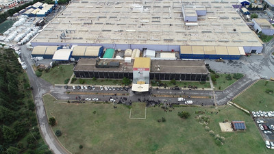 Tuzla'da akü fabrikasında yangın