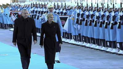 Cumhurbaşkanı Erdoğan, Kitaroviç'i resmi törenle karşıladı