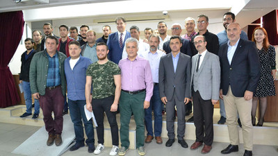 Sac kalıpçıları sertifikalarını aldı