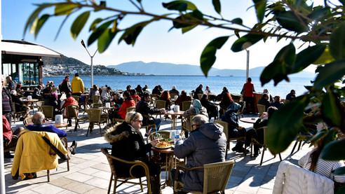 Bodrum'da ocak güneşi