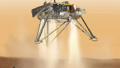 NASA'nın sismik inceleme aracı Mars'a indi