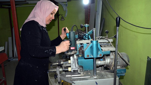 Çırak olarak başladığı işte patron oldu