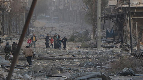 Halep'te İran üssünde patlama iddiası