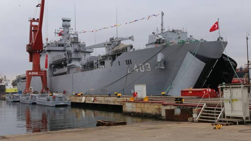 TCG Sancaktar envanterdeki yerini aldı