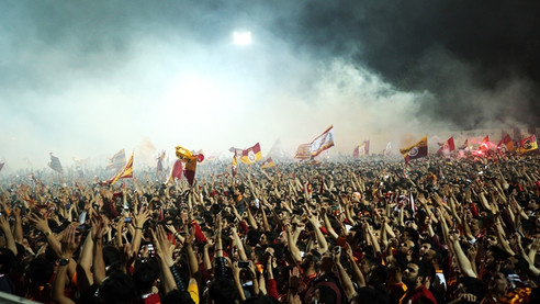 Galatasaray'ın şampiyonluk kutlaması