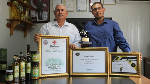 611 zeytinyağı arasında 2'ncilik ödülü