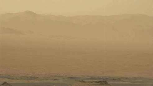 Mars'ta toz fırtınası tüm gezegeni kapladı