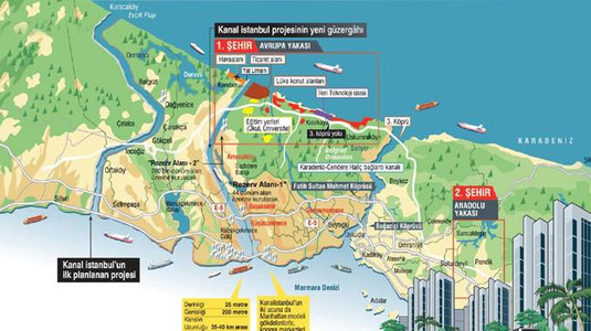 Kanal Istanbul Da Guzergah Kesinlesiyor Ekonomi Haberleri