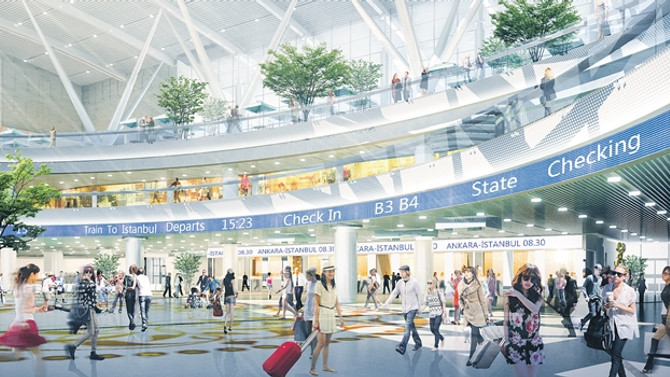 700 milyonluk Ankara Hızlı Tren Garı mayısta açılıyor