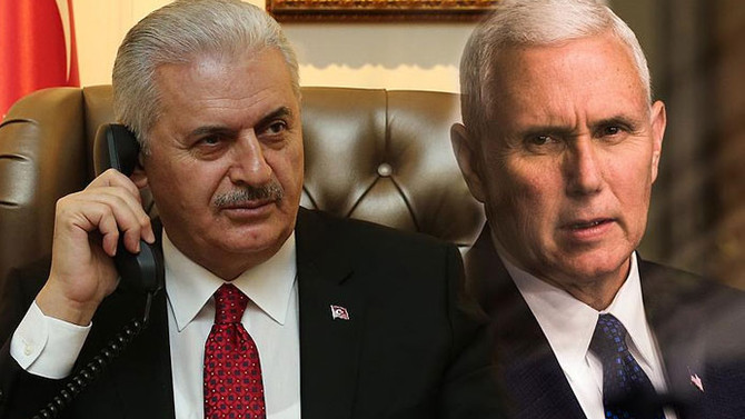 Başbakan Yıldırım ile ABD Başkan Yardımcısı Pence görüştü