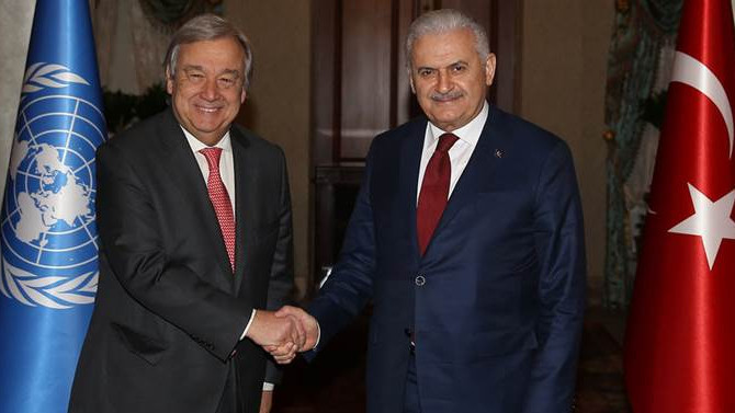 Yıldırım ve Guterres'den ortak açıklama