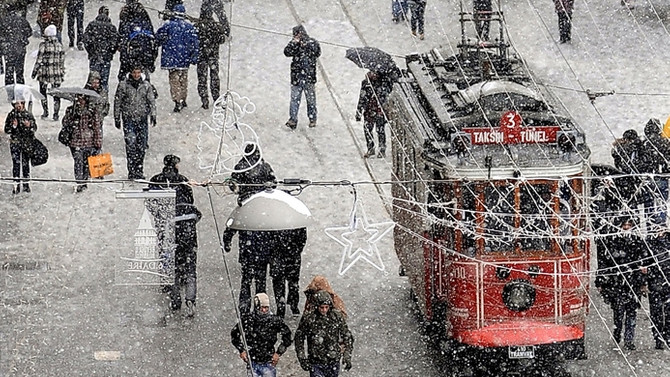 Kar, İstanbul'u cuma günü terkedecek