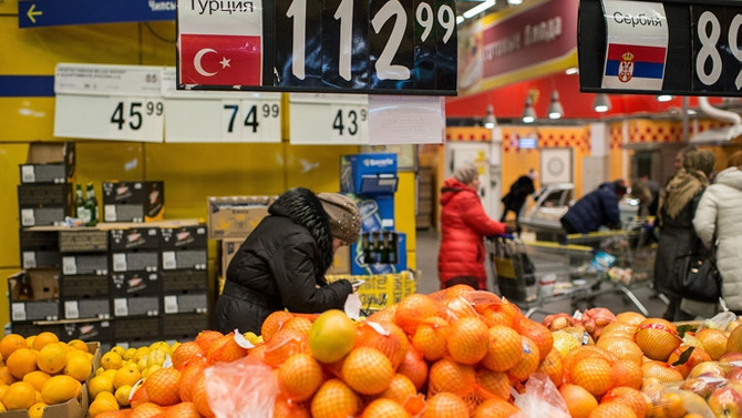 Rusya gıda ithalatını azaltıyor