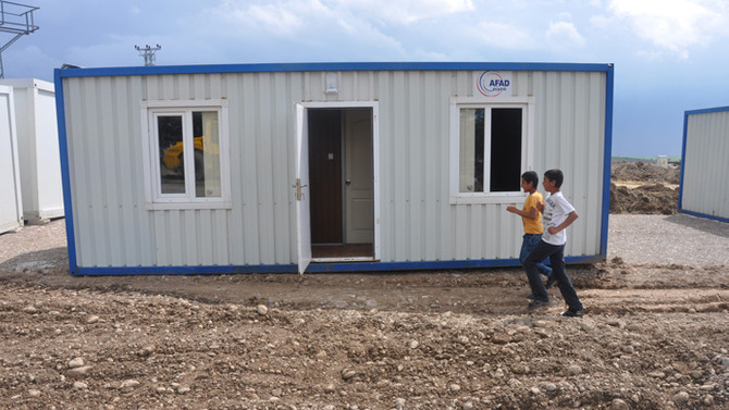 Samsat'a konteyner kent kuruluyor