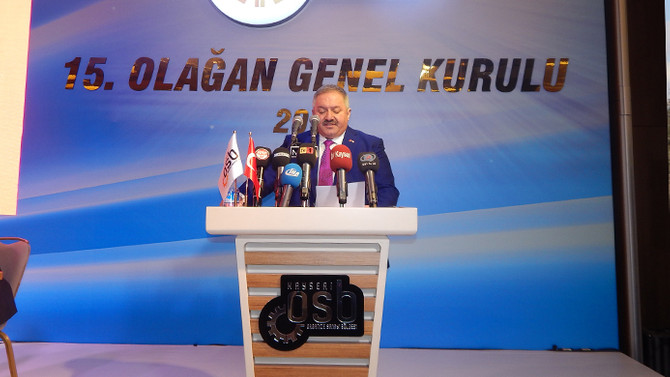 Kayseri OSB'de Tahir Nursaçan güven tazeledi