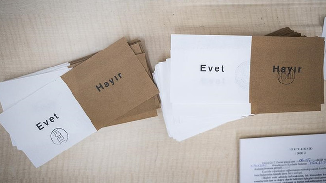 'Evet' ve 'hayır'da en yüksek iller