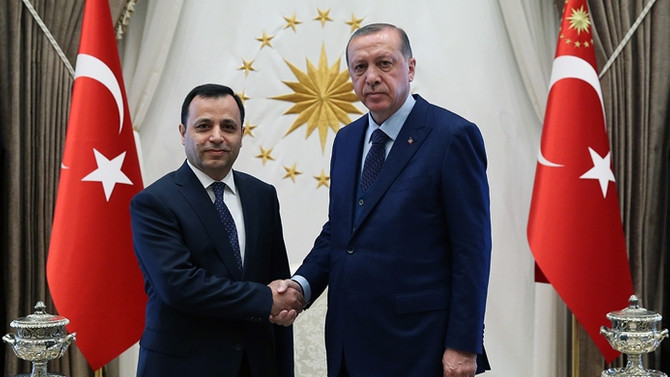 Erdoğan, AYM Başkanı'nı kabul etti