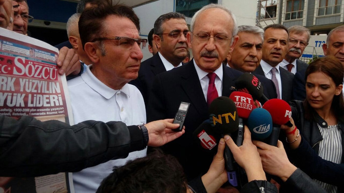 Kılıçdaroğlu'ndan Sözcü gazetesine ziyaret