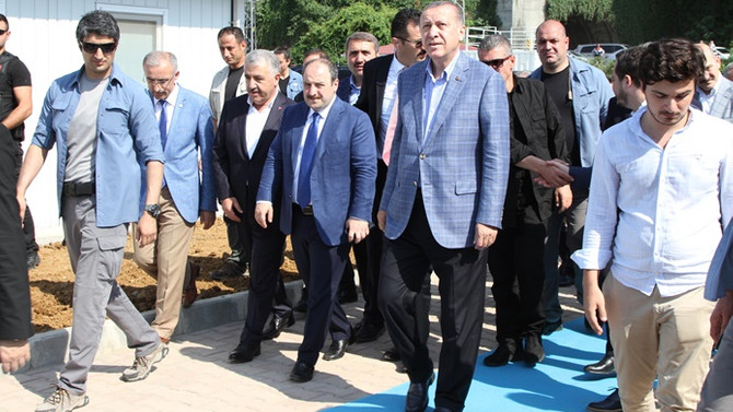 Cumhurbaşkanı Erdoğan Rize'de