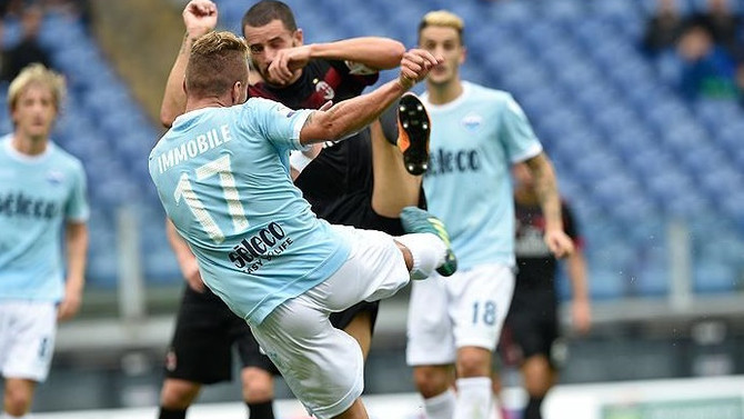 Lazio'dan Milan'a ağır darbe