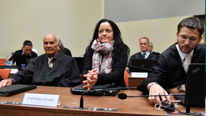 NSU davasında Beate Zschaepe için ömür boyu hapis istendi