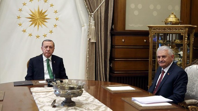 Erdoğan, Yıldırım'ı kabul etti