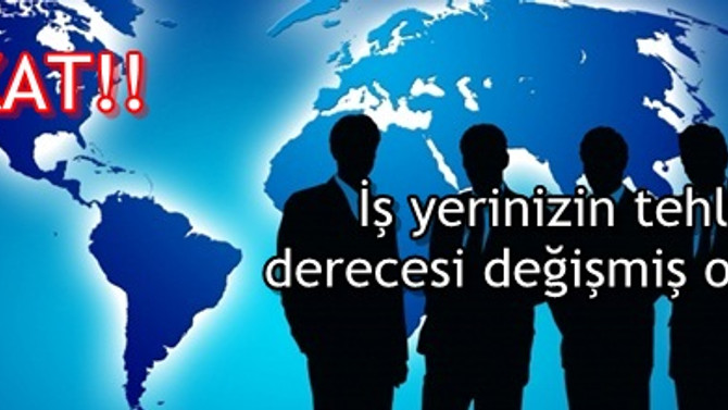 İşyeri Tehlike Sınıfları tebliği yayınlandı