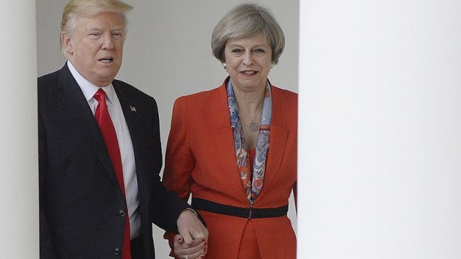May ile Trump telefonda görüştü