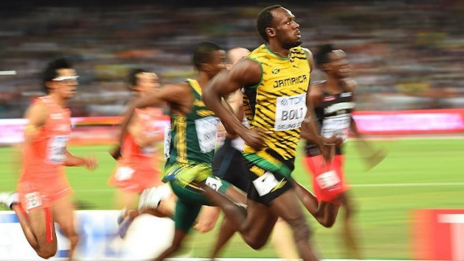 Usain Bolt üçüncülükle veda etti