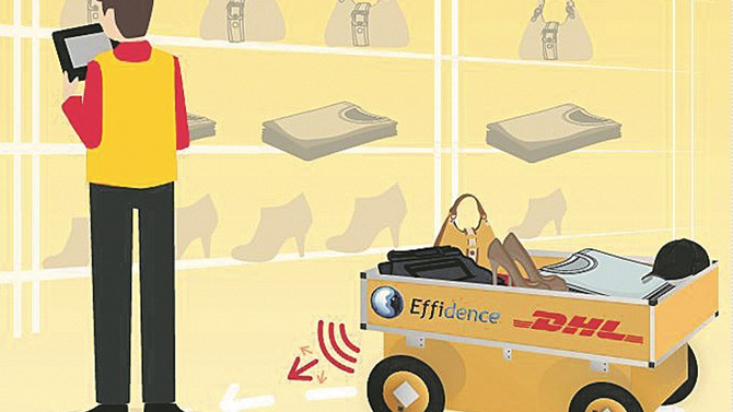 DHL, yerli otonom aracı ile depolarında dijitalleşme başlatıyor
