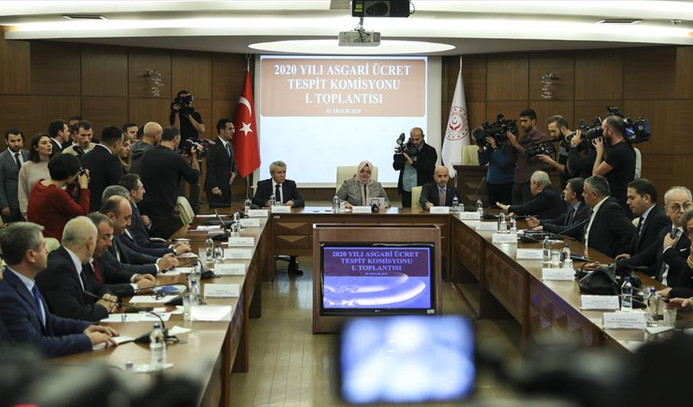 2020 yılı asgari ücreti için ilk toplantı yapıldı