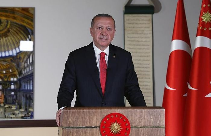 Erdoğan'dan Millete Sesleniş Ayasofya'da ilk namaz 24 Temmuz'da