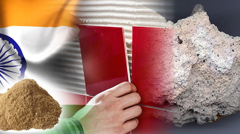Hindistanlı firma fayans hammaddesi ithal edecek