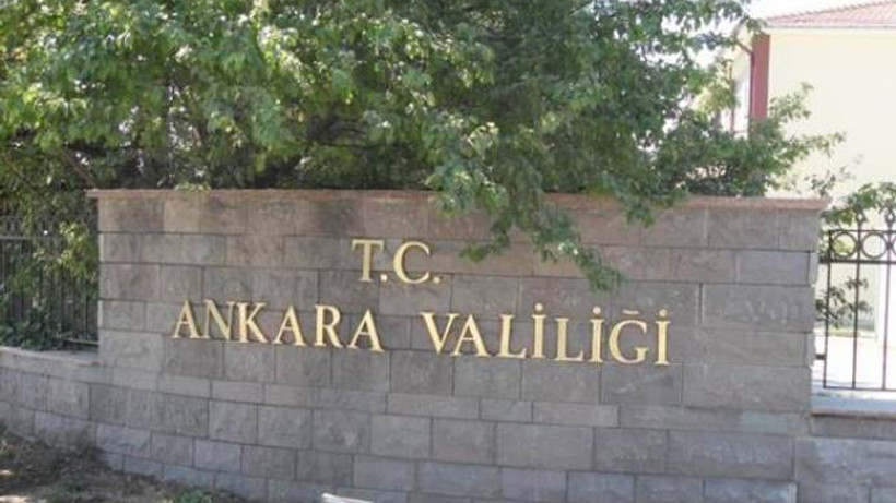 Başkentte toplantı ve gösteriye geçici yasak