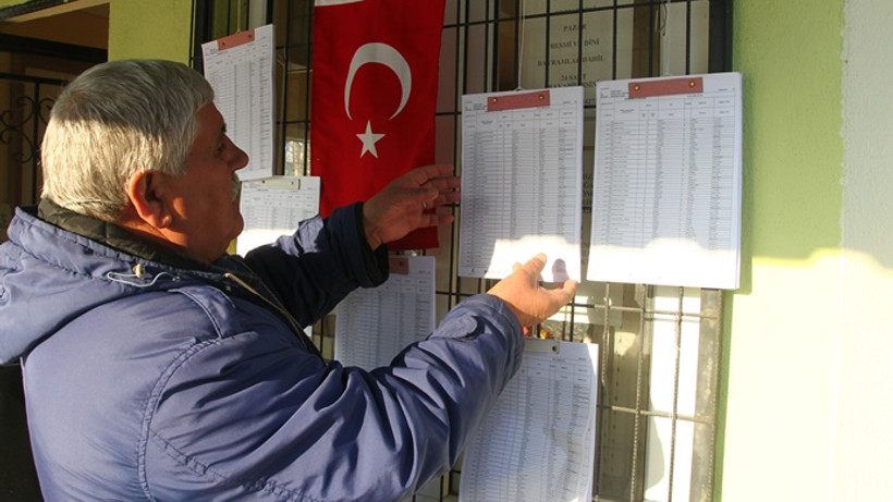 Seçmen listeleri askıya çıktı