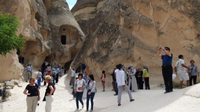 Kapadokya'da tatil yoğunluğu