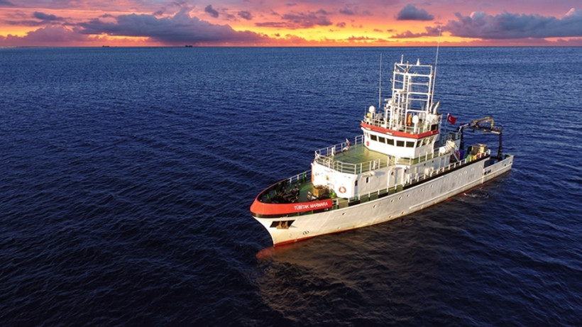 R/V TÜBİTAK Marmara Araştırma gemisi 3 denizi dolaştı